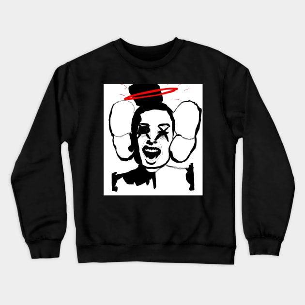 Kaws inspiration Crewneck Sweatshirt by Anthonie-georges 